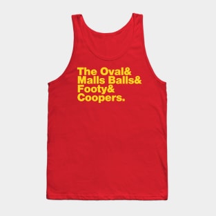 Adelaide (COOPERS gold print) Tank Top